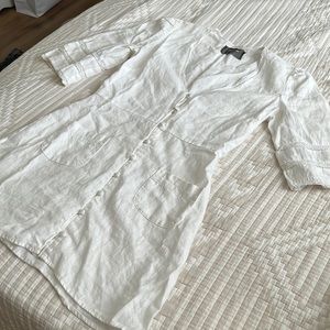 Reformation ‘Eloise’ White Linen Dress